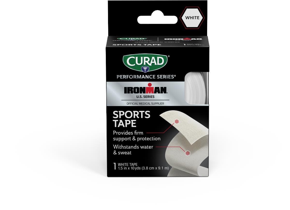 Curad Performance Series Ironman Sports Tape, White - Image 1