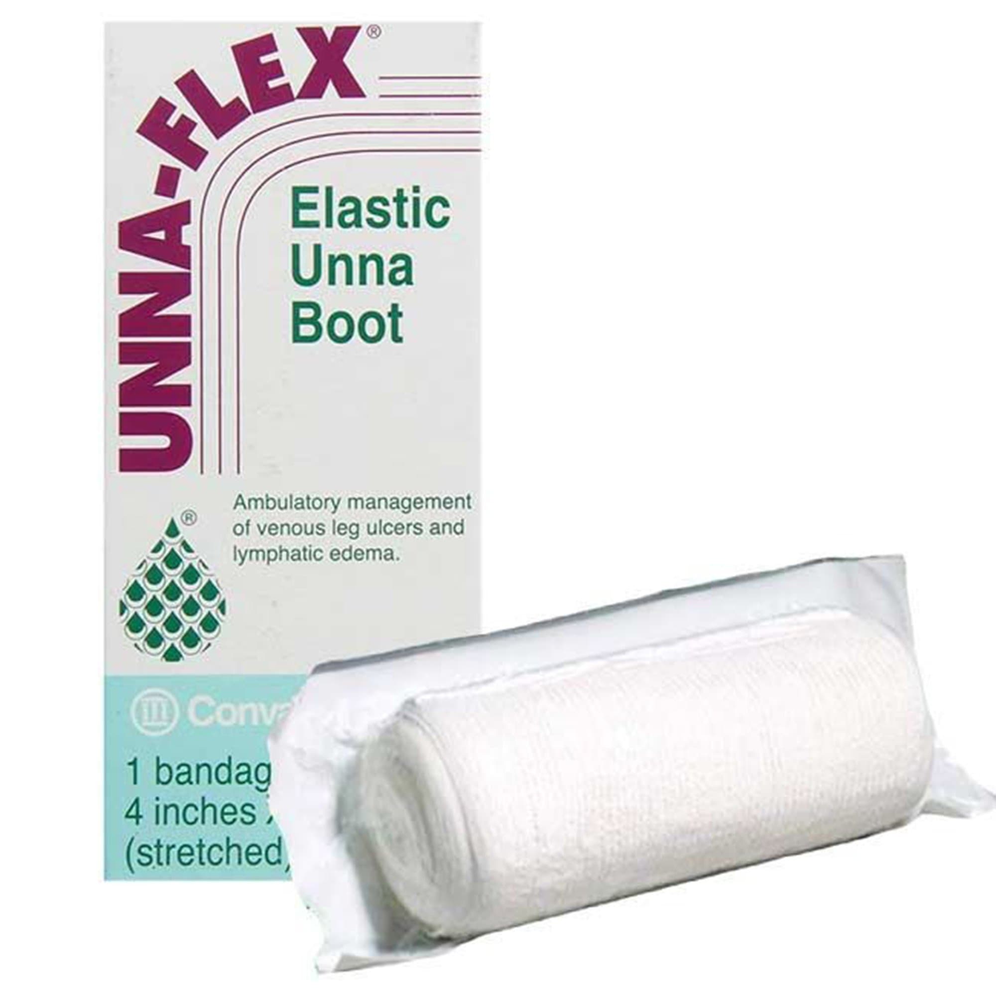 Unna Flex Elastic Unna Boot Dressing, 4 Inch x 10 yard - Box of 12 - Image 1