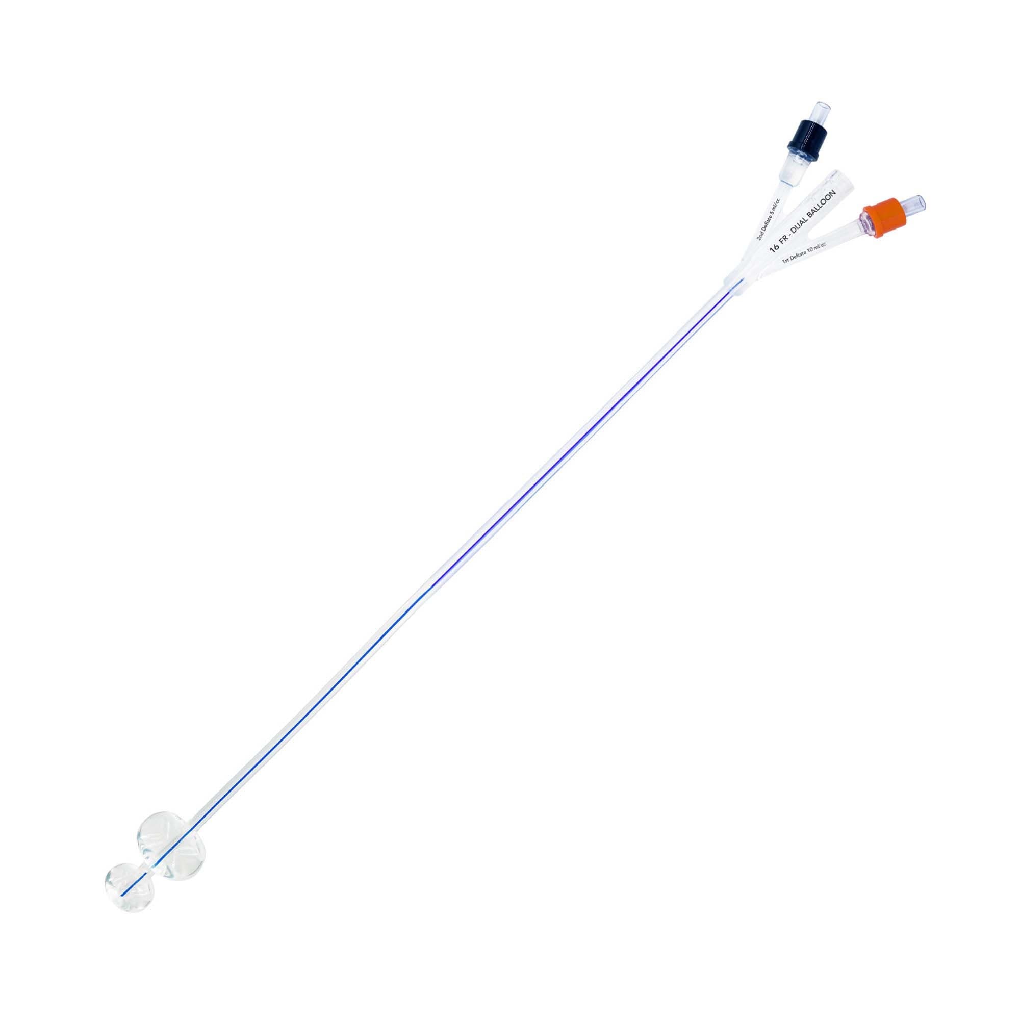 TruCath Duo 100% Silicone Dual-Balloon 2-Way Foley Catheter - Image 2