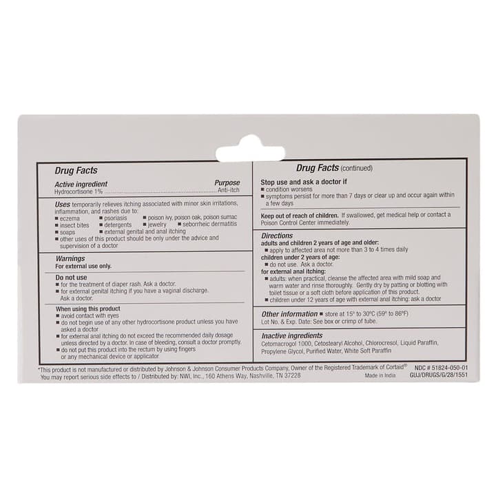 CareAll Hydrocortisone Cream Itch Relief, 1 oz. Tube - Each - Image 2
