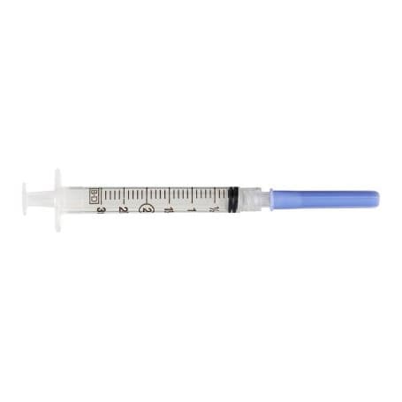 Interlink Cannula with Syringe, 15 Gauge, 0.1 cc Increments, 3 mL - Each - Image 1