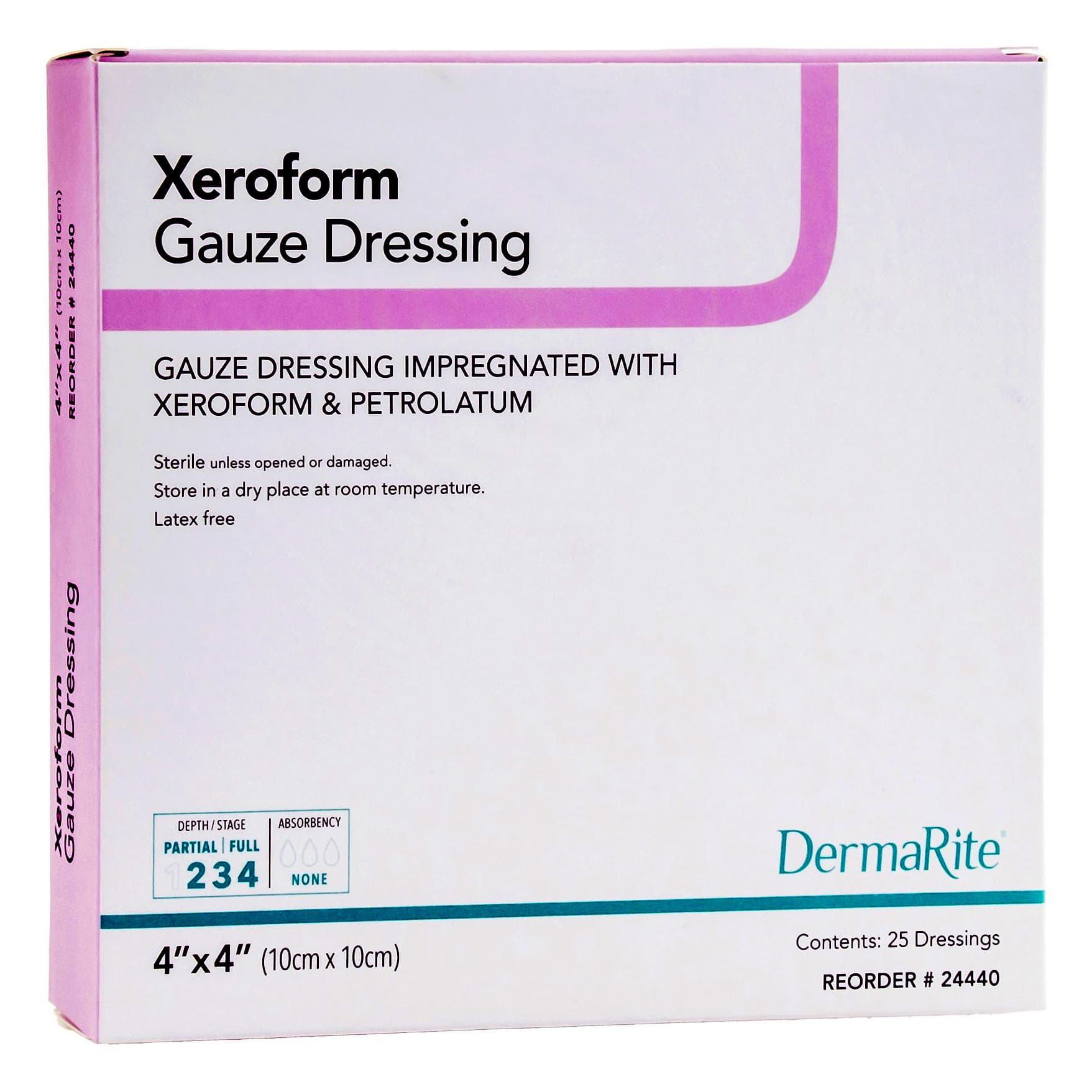 Dermarite Xeroform Petrolatum Impregnated Gauze Dressing