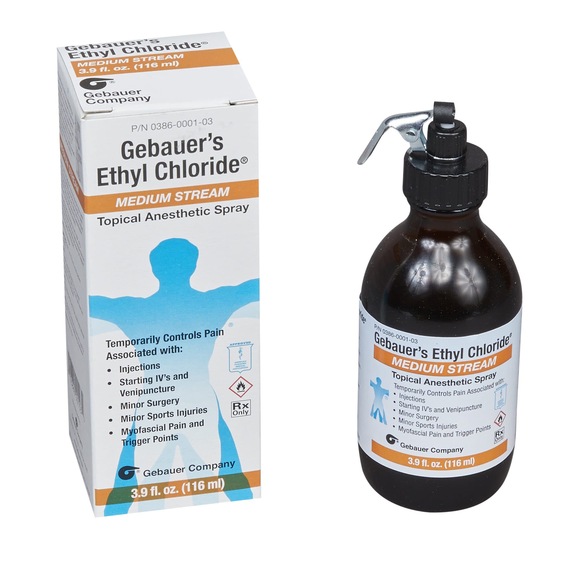 Gebauer's Ethyl Chloride Medium Stream Topical Anesthetic Spray - Image 1