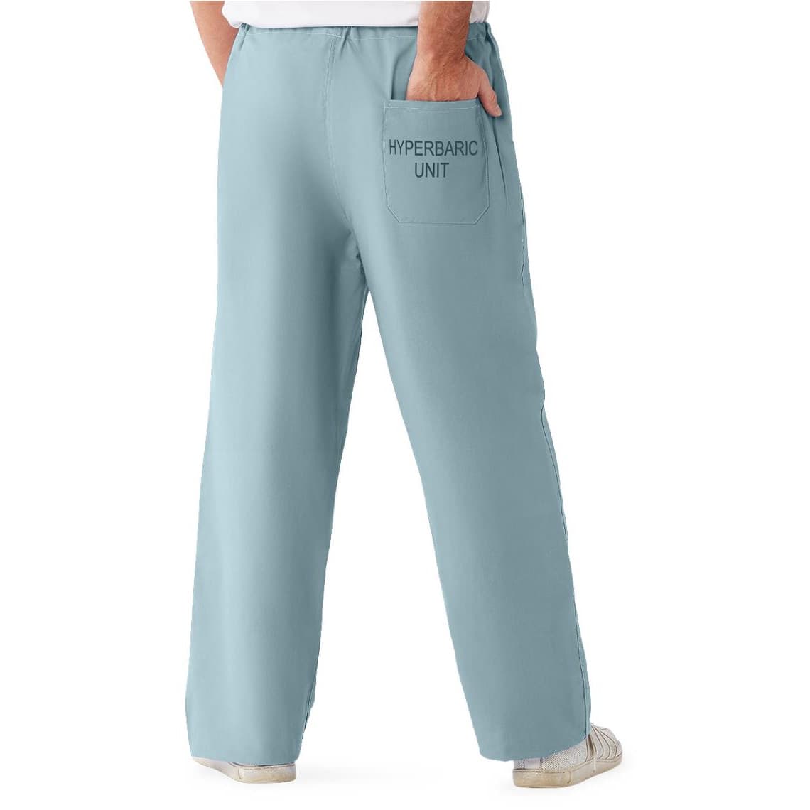 Medline CottonCare Unisex Hyperbaric 1-Pocket Scrub Pants with Drawstring Waist - Image 3