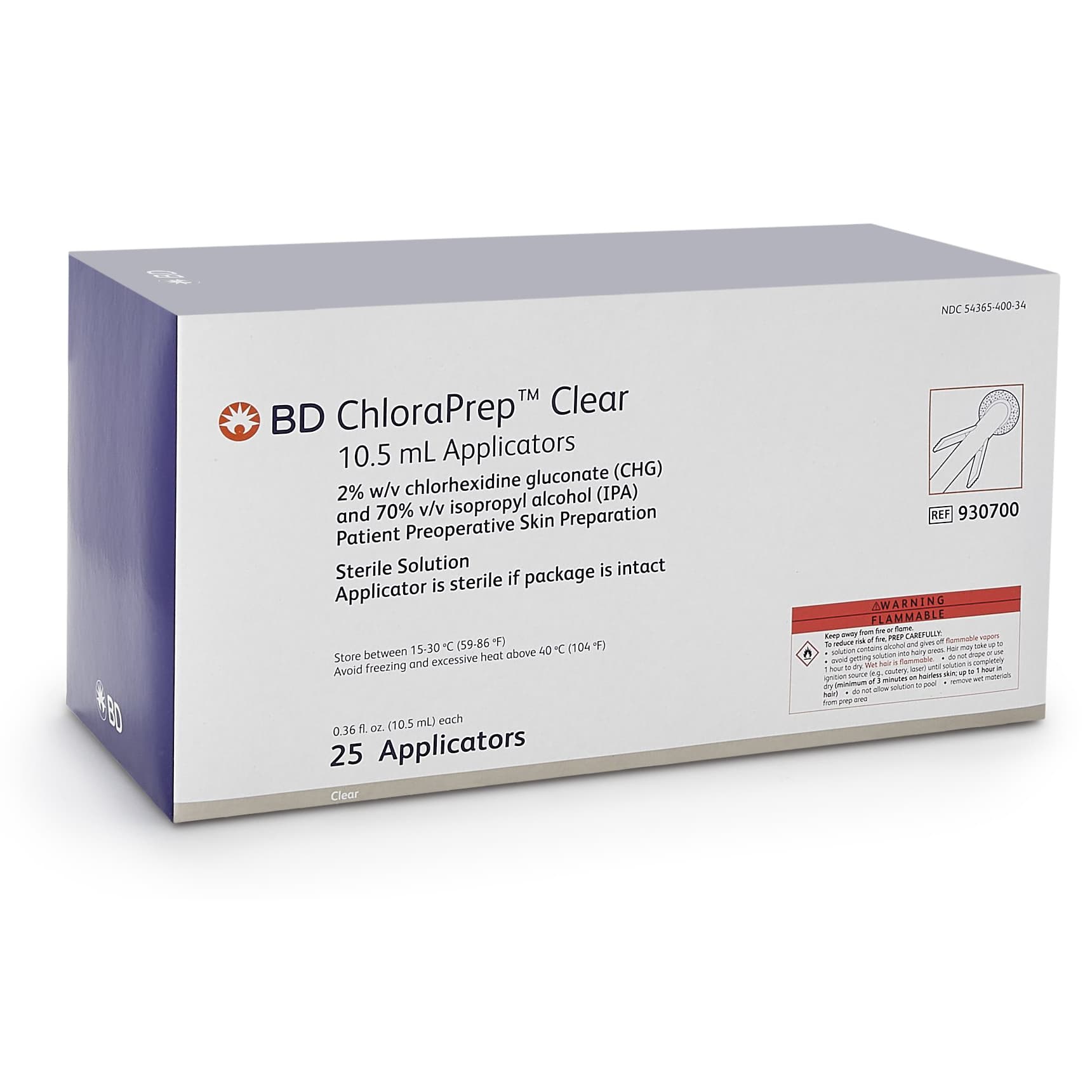 ChloraPrep Clear Skin Prep Solution Foam Applicator - Image 2
