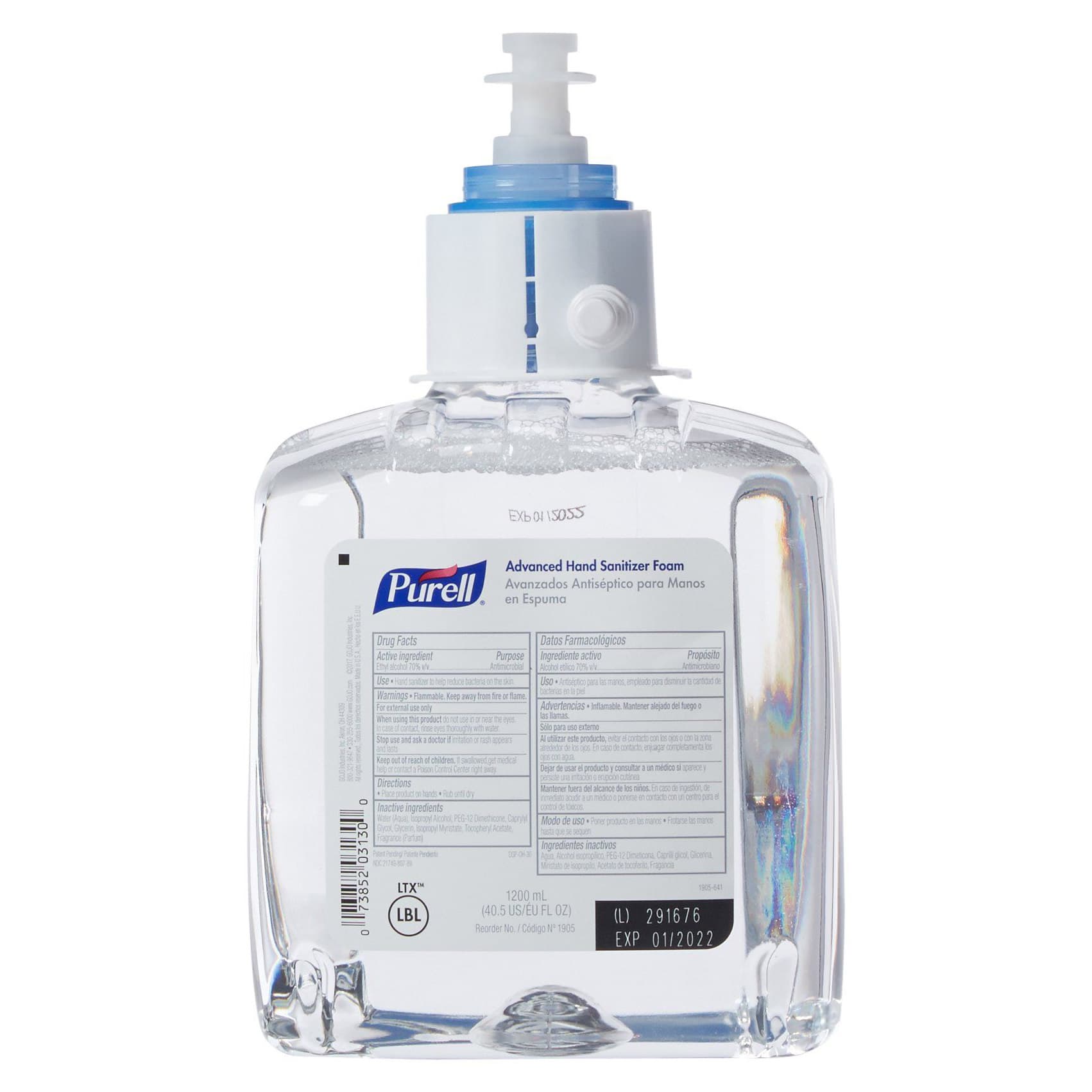 Purell Advanced Hand Sanitizer Foam Dispenser Refill Bottle For LTX-12 dispenser - Image 2
