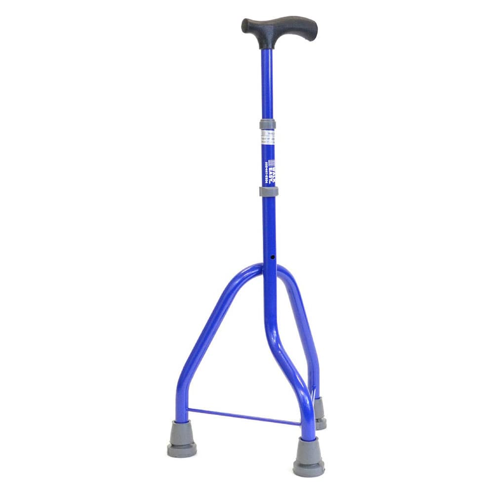 Walk Easy pediatric tripod straight neck cane - Deep Blue - Image 1