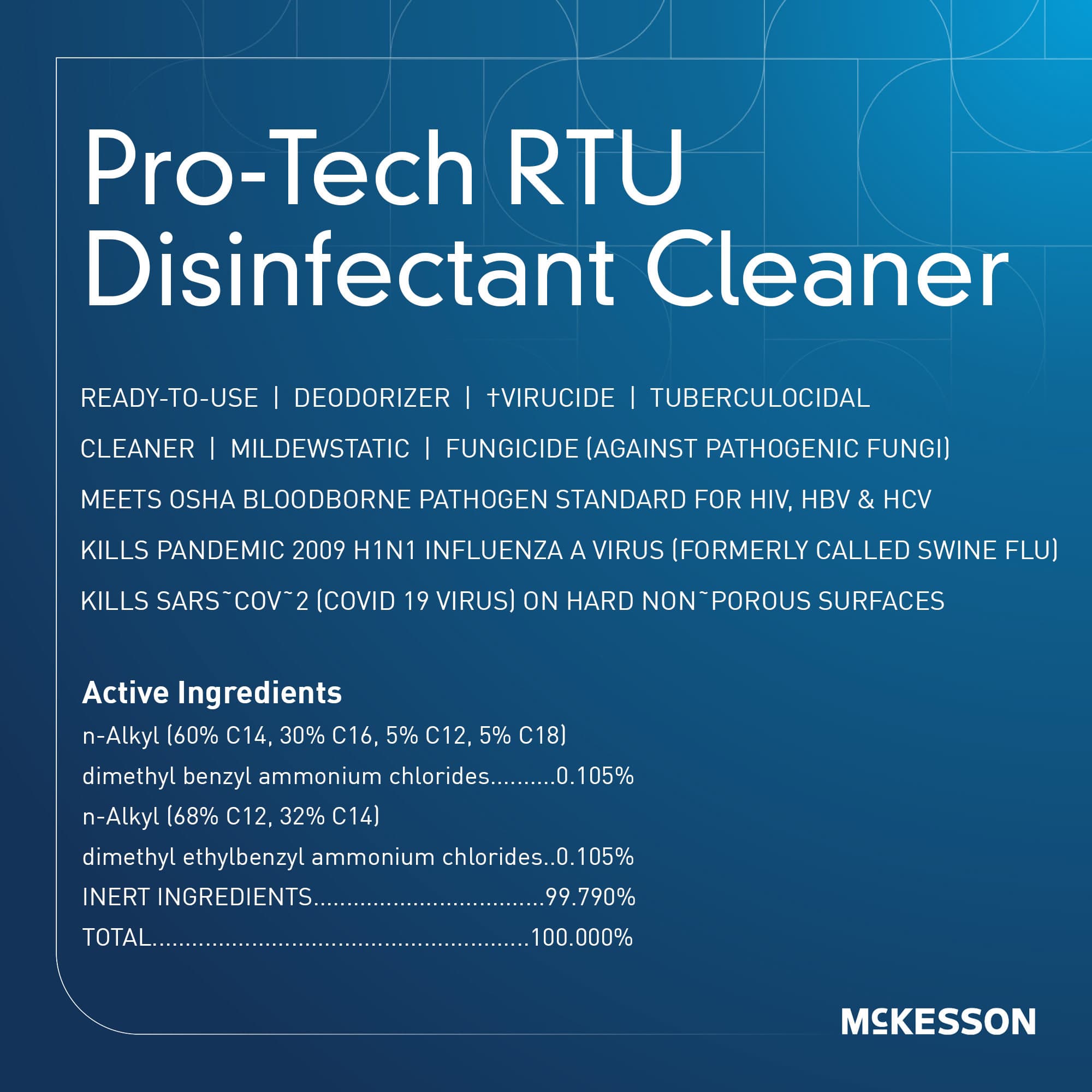 McKesson Pro-Tech Surface Disinfectant Cleaner - Image 2