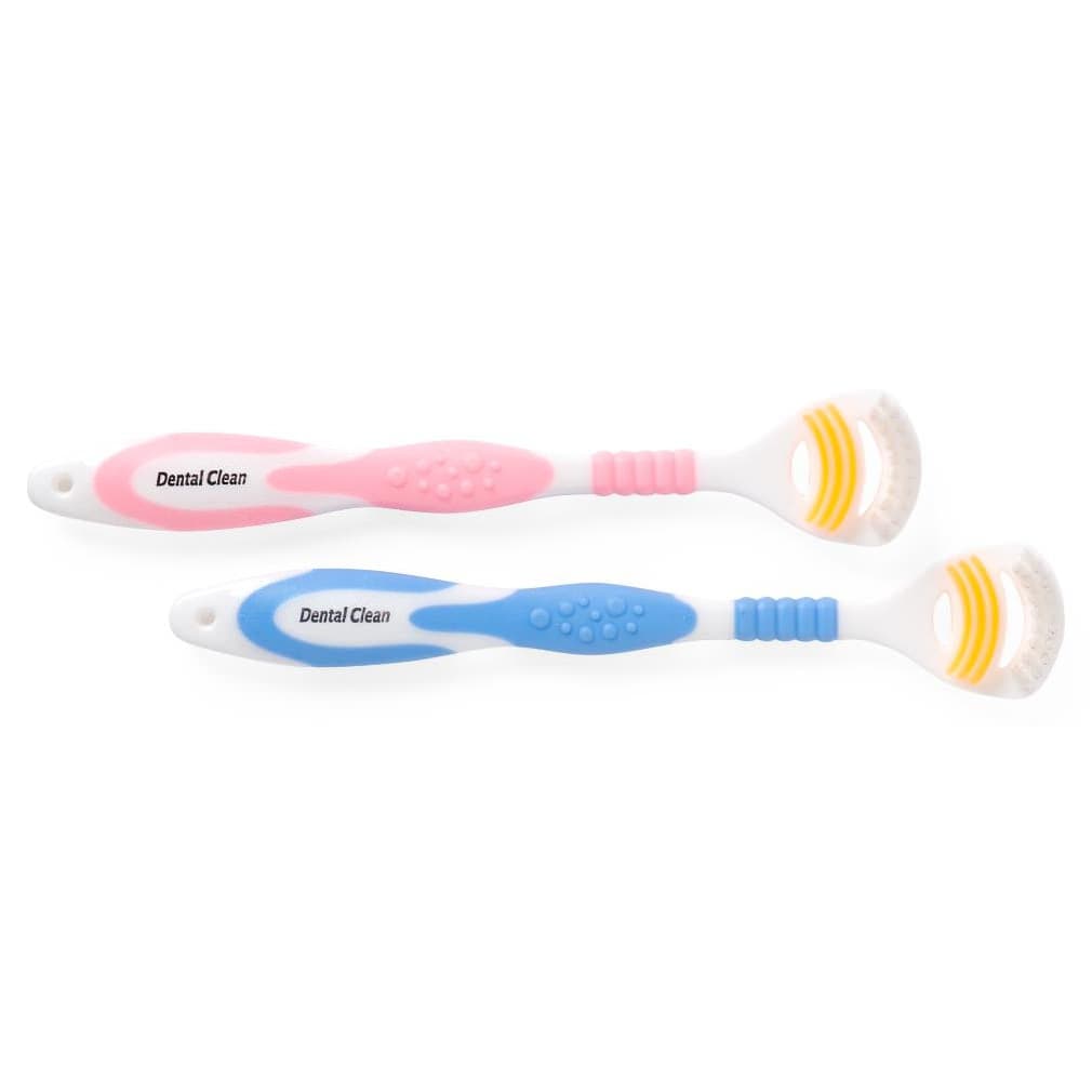 Medline Tongue Scrapers with Brush - 1 Package - Image 1