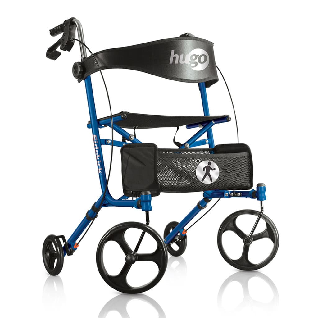 Hugo Sidekick Side-Folding Rolling Walker with a Seat - Case of 2 - Image 1