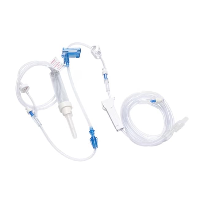 BD Alaris 3 Ports IV Pump Set with SmartSite Needle-Free Y-Valve Port - Image 1