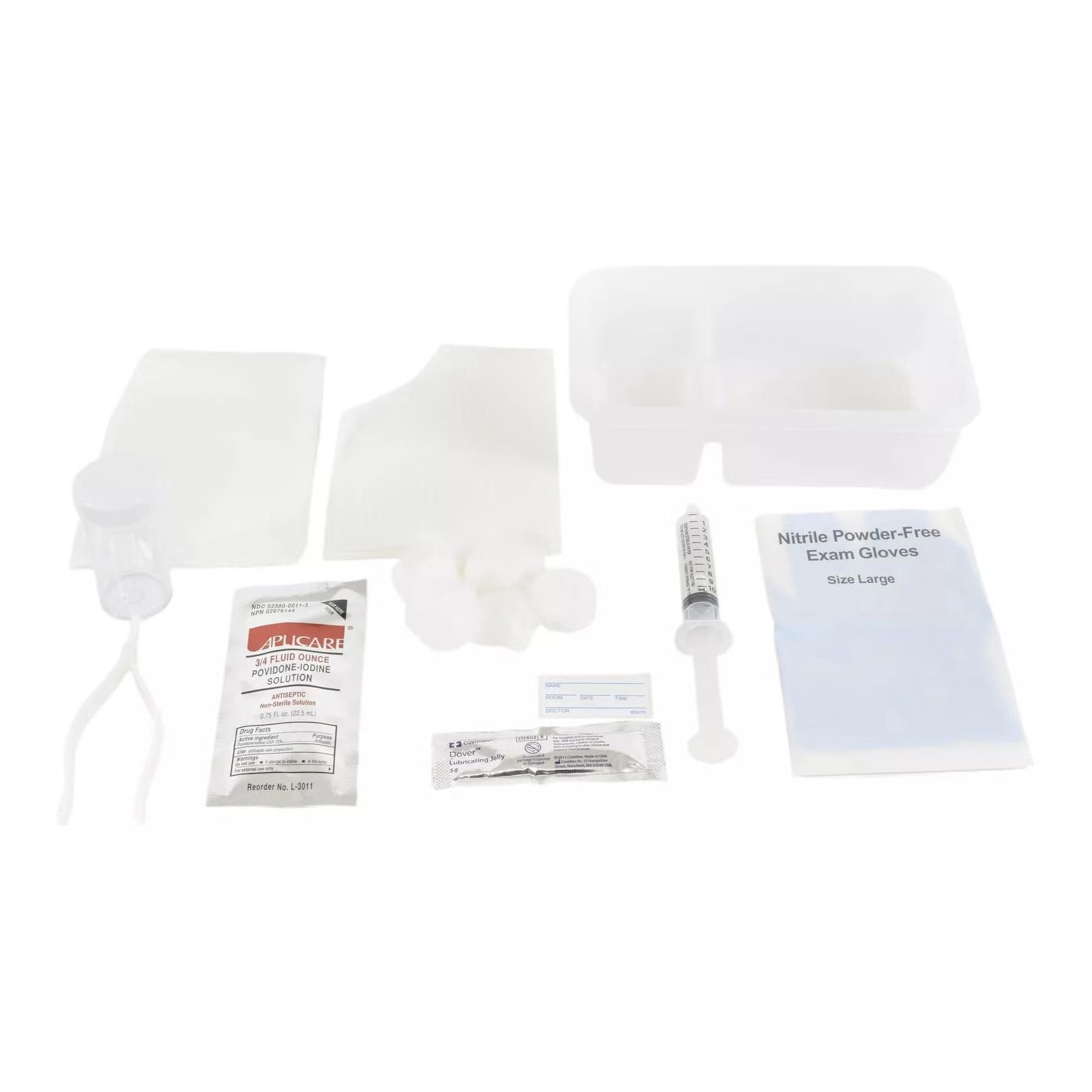 Dover Universal Catheterization Tray, PVP solution, 10 cc, 1000 ml - Each - Image 1
