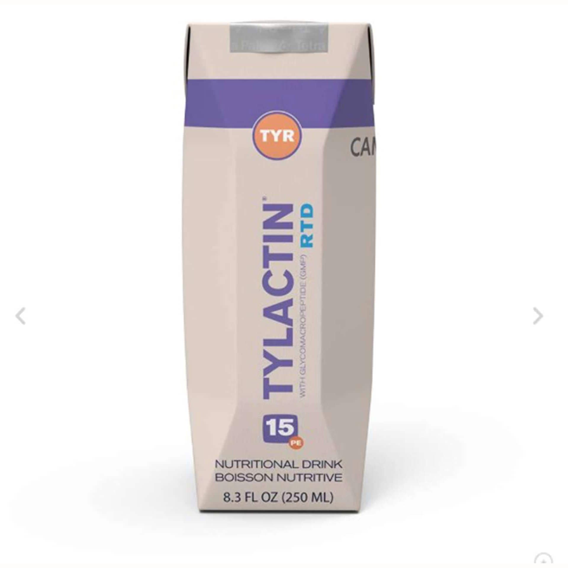 Tylactin RTD 15 Medical Food, Chocolate, 8.5 oz. - Case of 30 - Image 1