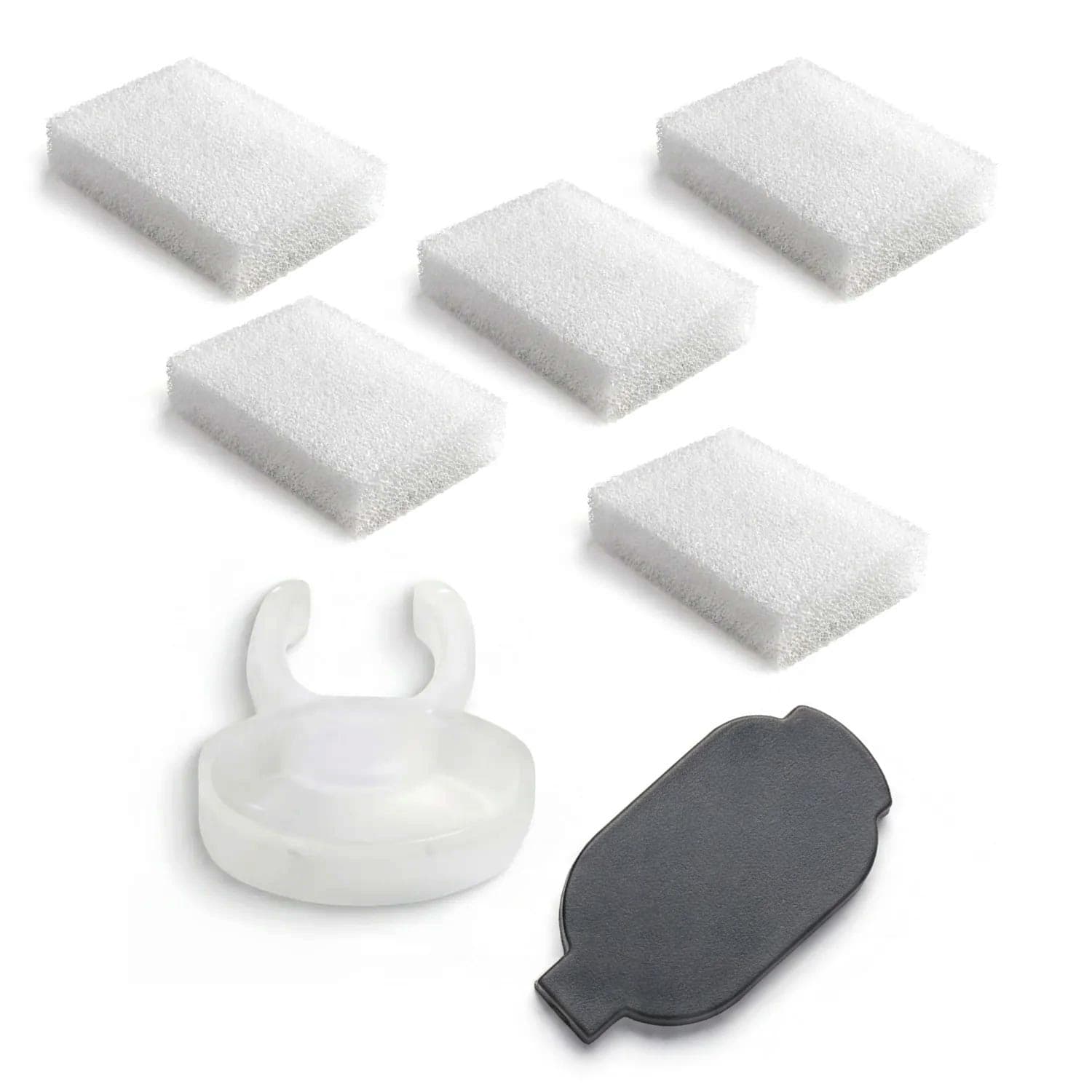 DeVilbiss Traveler Replacement Air-Inlet Filter with one Cover and Bracket - Image 1