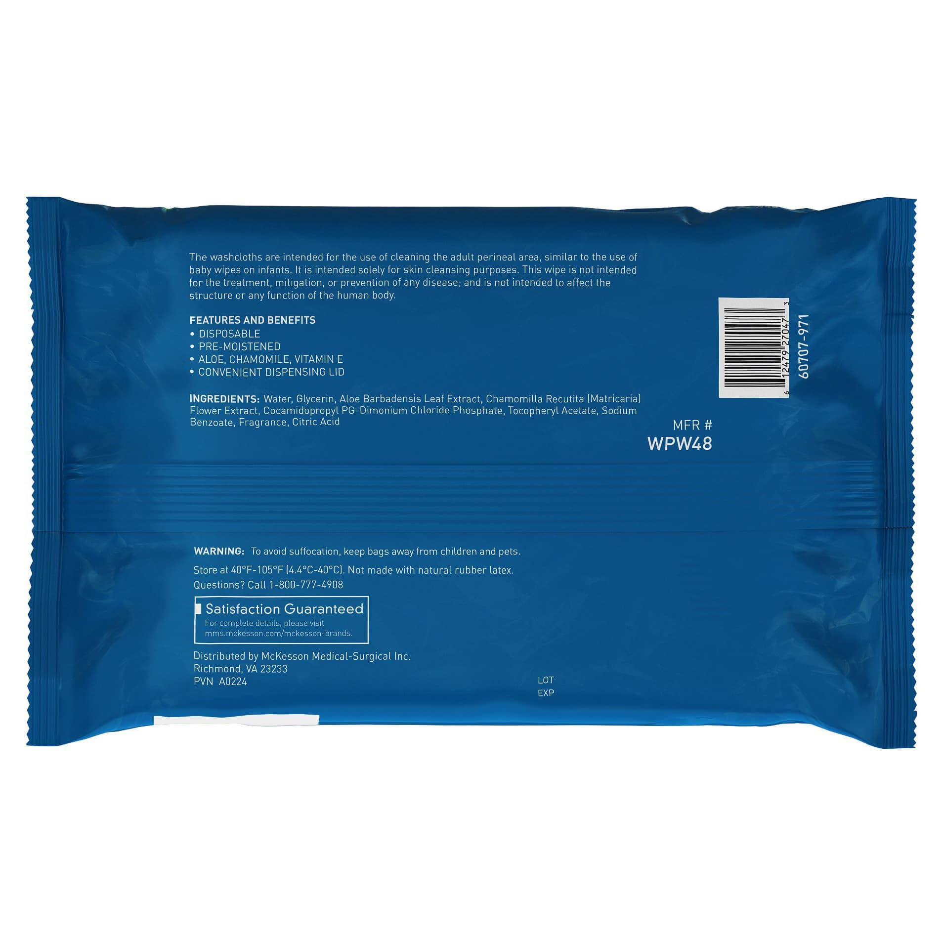 McKesson Pre-Moistened Washcloths - Image 2