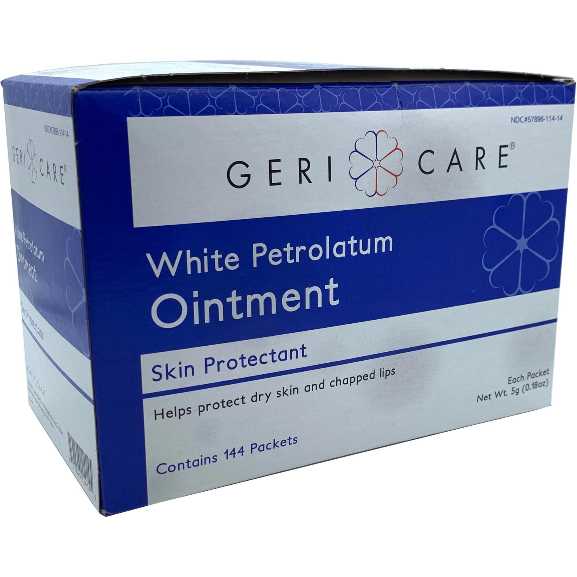 Geri-Care White Petrolatum Ointment, 5 g - Box of 144 - Image 1