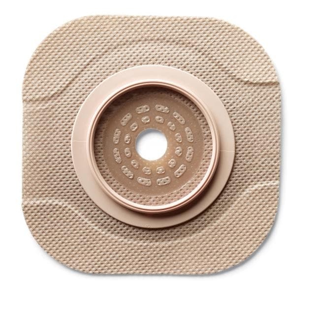 New Image CeraPlus Flat Extended Wear Barrier with Tape Border, 1-1/4" Opening, 1-3/4" Flange - Box of 5 - Image 1
