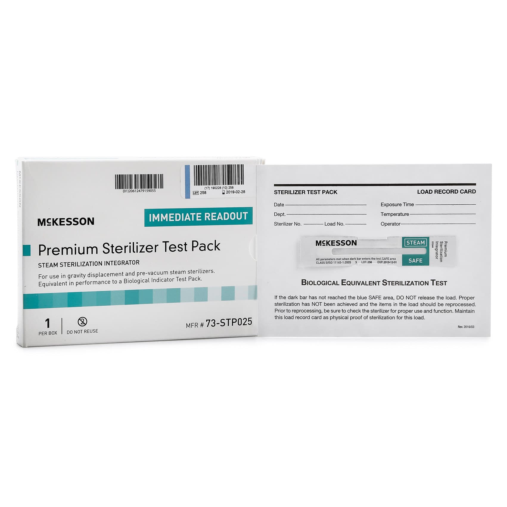 McKesson Sterilization Chemical Integrator Pack Class 5
