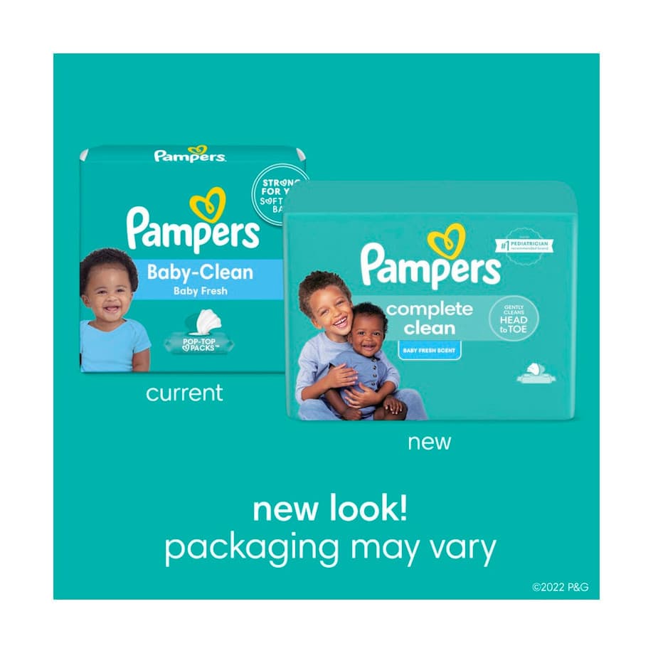 Pampers Complete Clean Baby Wipes - Image 2