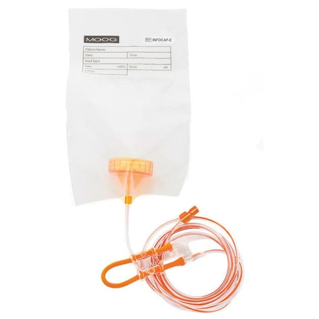 Moog Infinity Orange Screw Cap Set with ENFit Connector