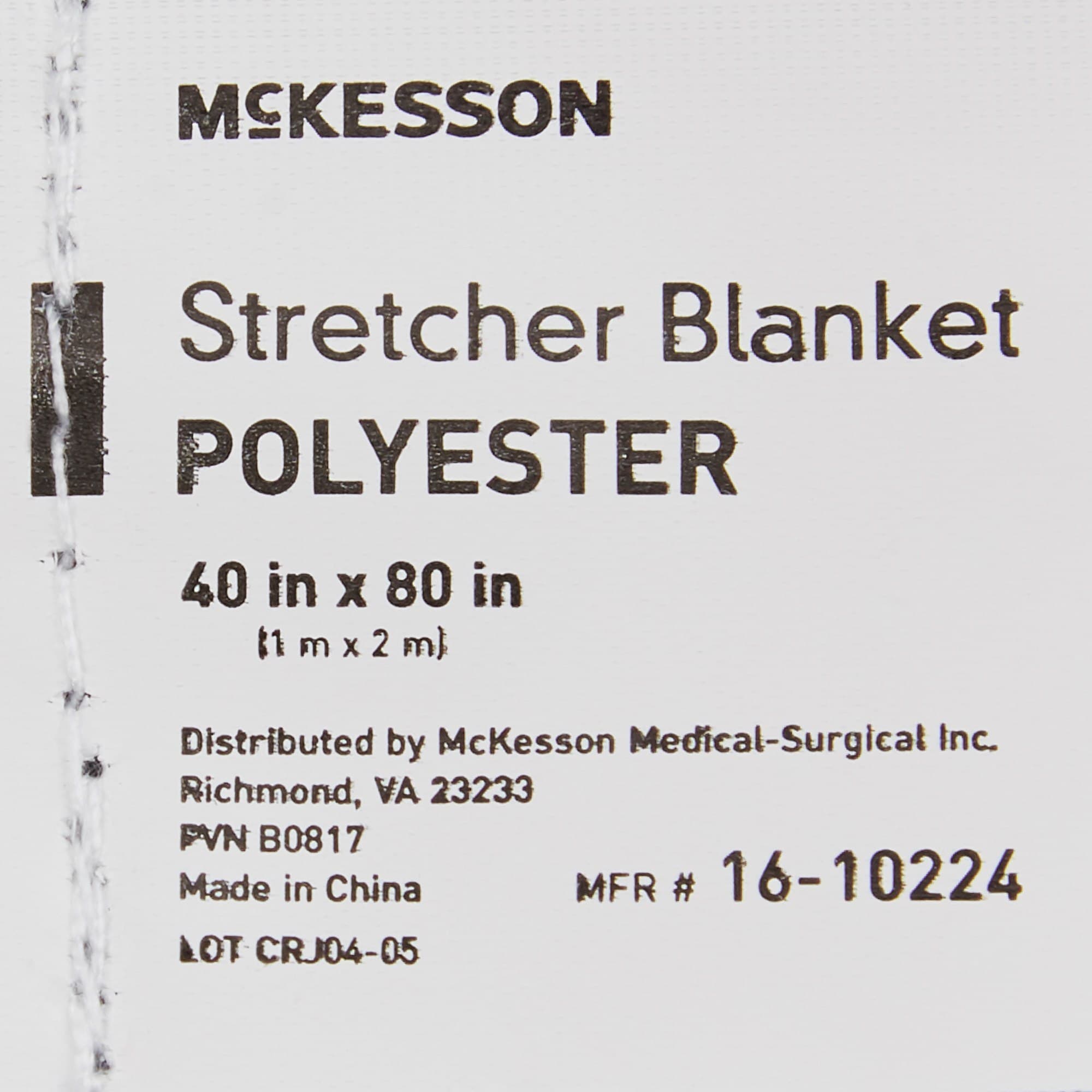 McKesson Stretcher Blanket Gray - Image 2