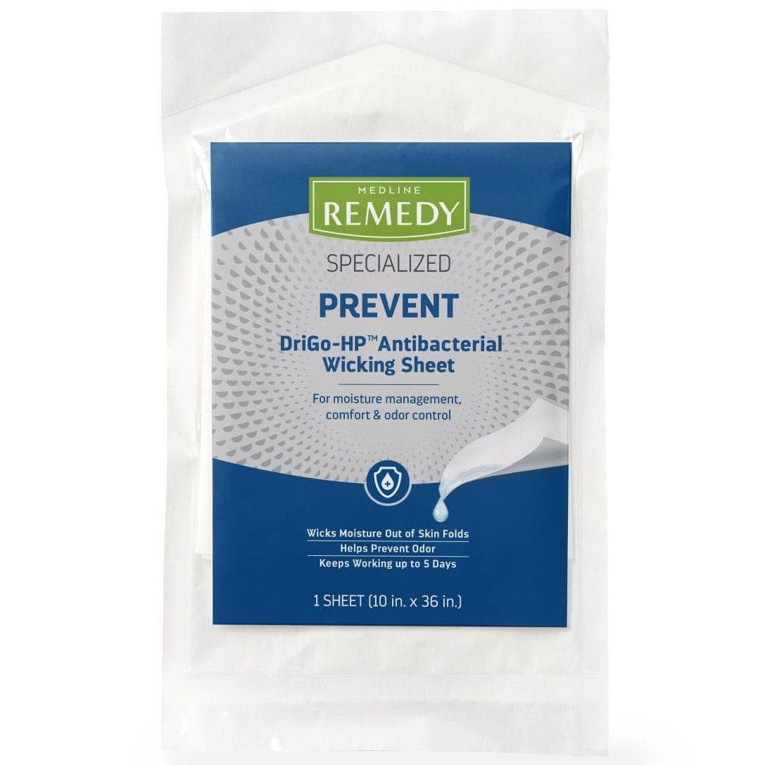DriGo-HP Remedy Specialized Antibacterial Wicking Sheet, 10 x 36 Inch - Bag of 10 - Image 1