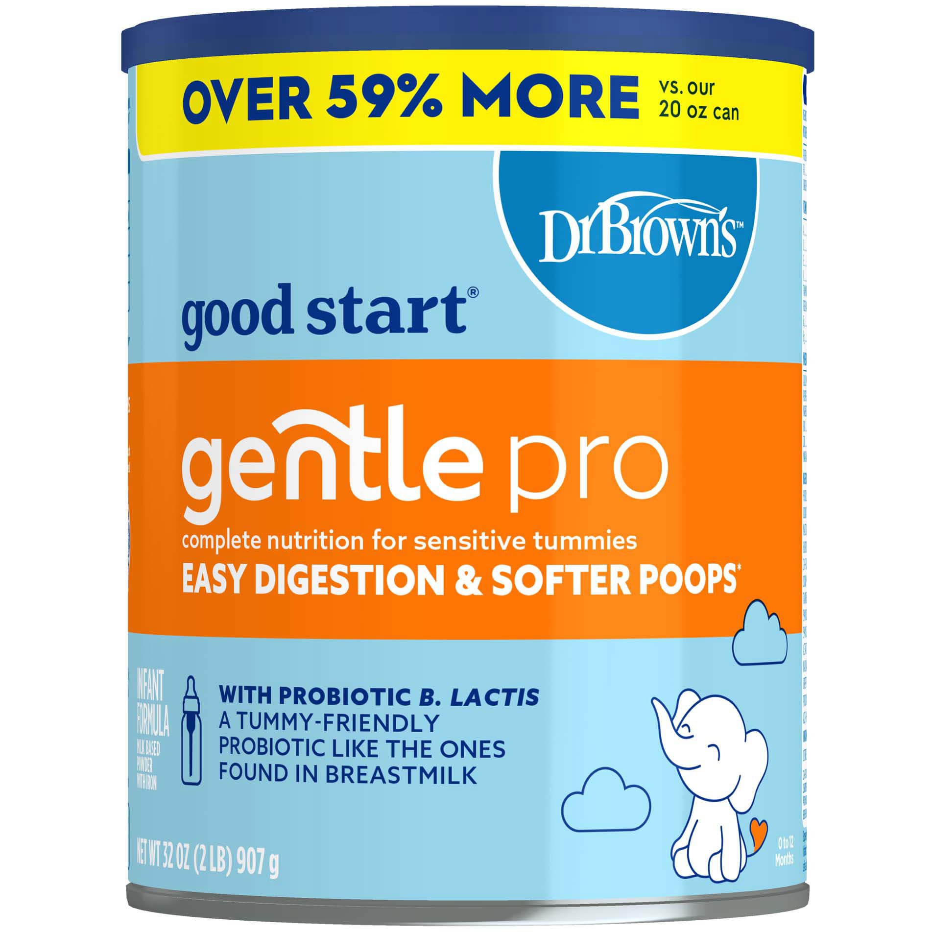 Dr. Brown's good start gentle pro Infant Formula Powder, 32 oz - Case of 4 - Image 1