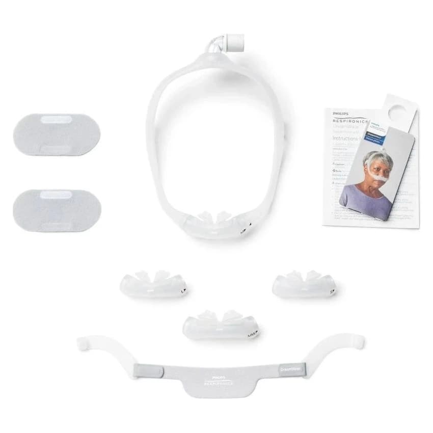 DreamWear Silicone Nasal Pillow CPAP Mask Fit, Small/Medium/Large Cushion - Each - Image 1