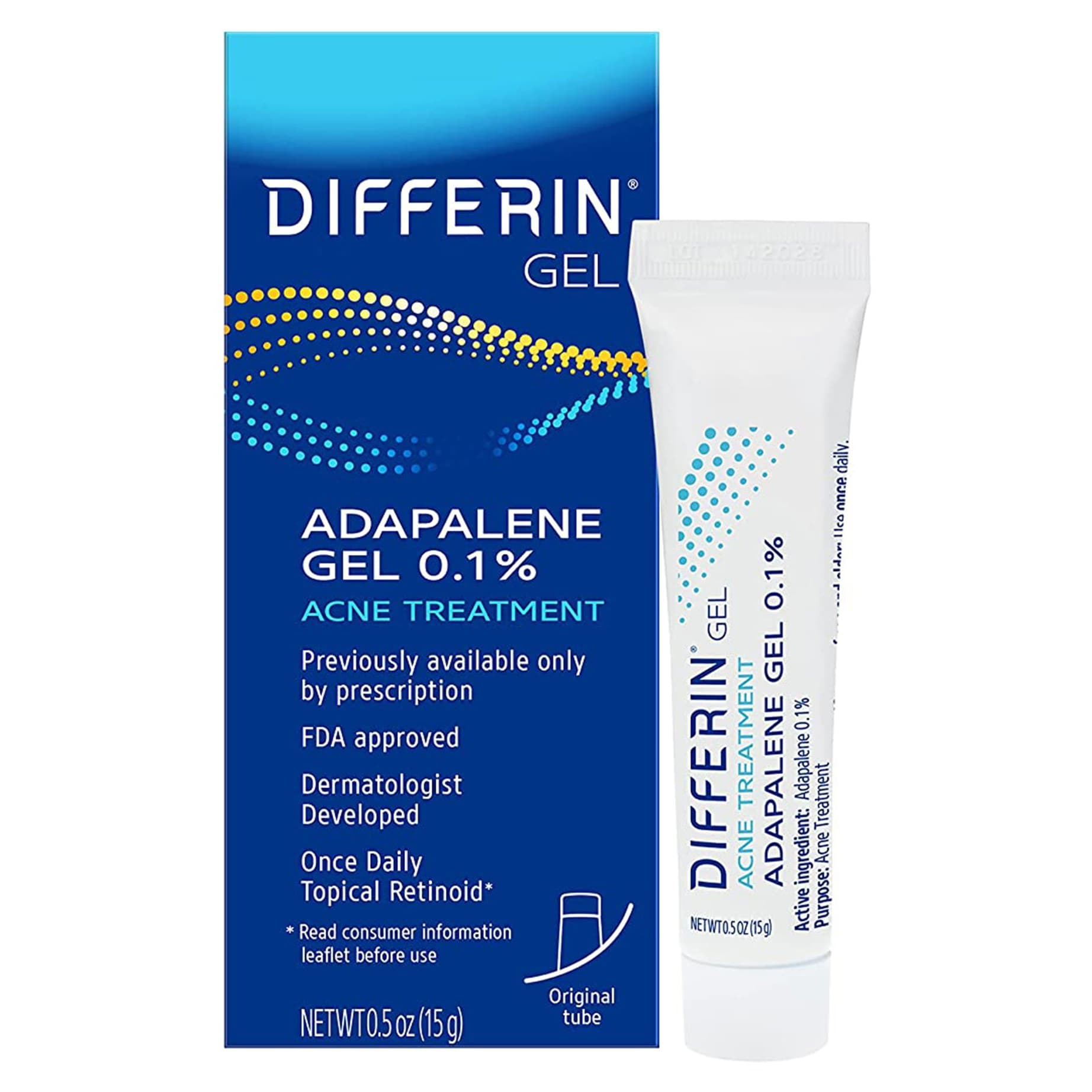 Differin Adapelene 0.1 % Acne Treatment Gel