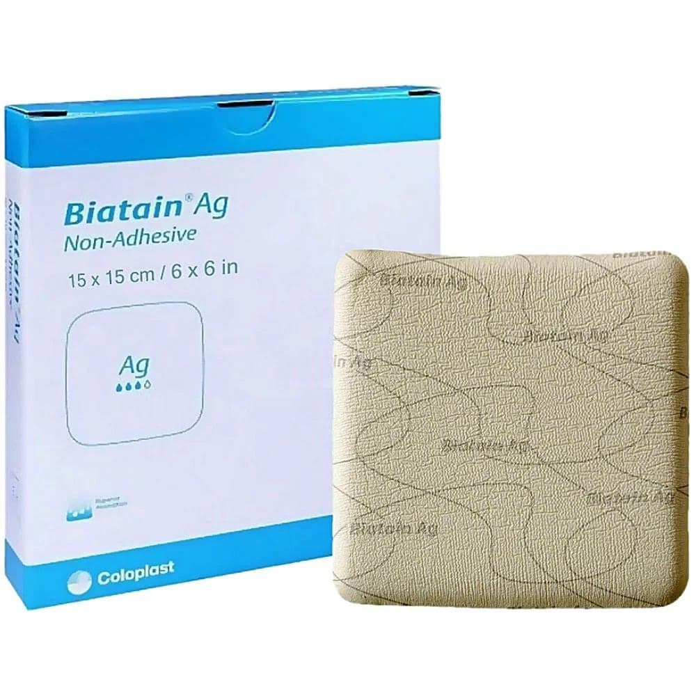Biatain Ag Non-Adhesive Foam Dressing, Square - Image 2
