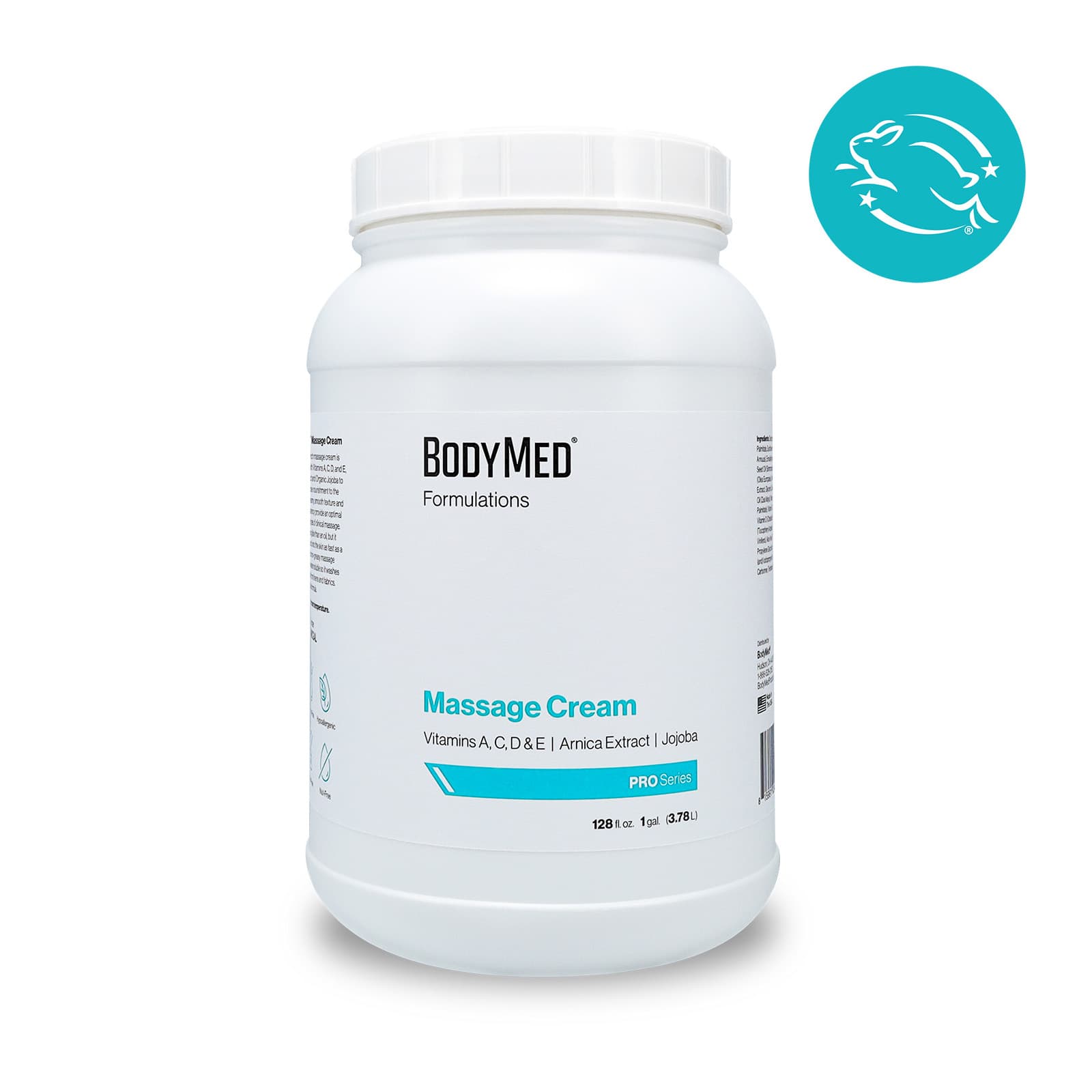BodyMed Vitamin Rich Massage Cream, 1 Gallon - Each - Image 1