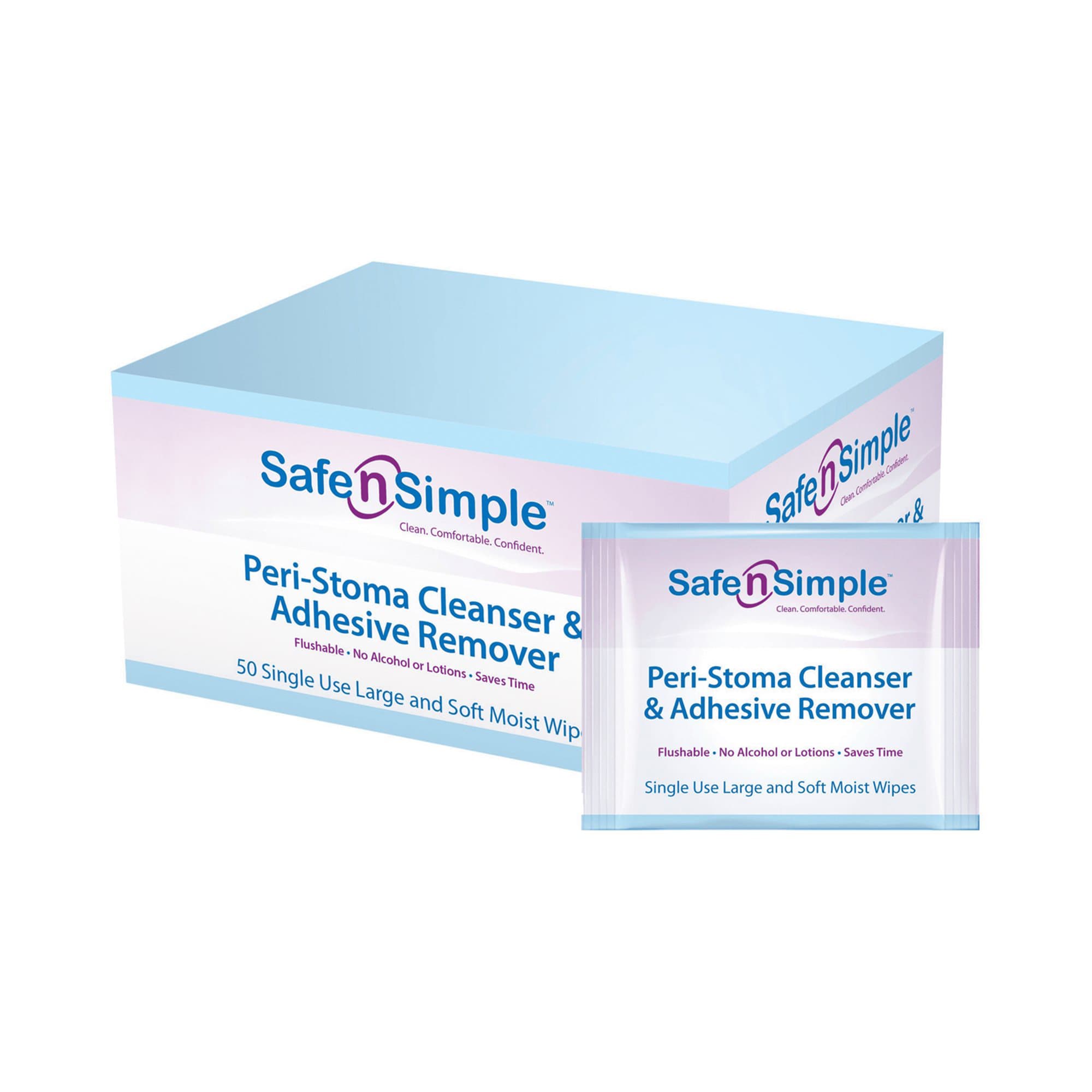 Safe n' Simple Alcohol Free Adhesive Removers - Case of 600 - Image 1