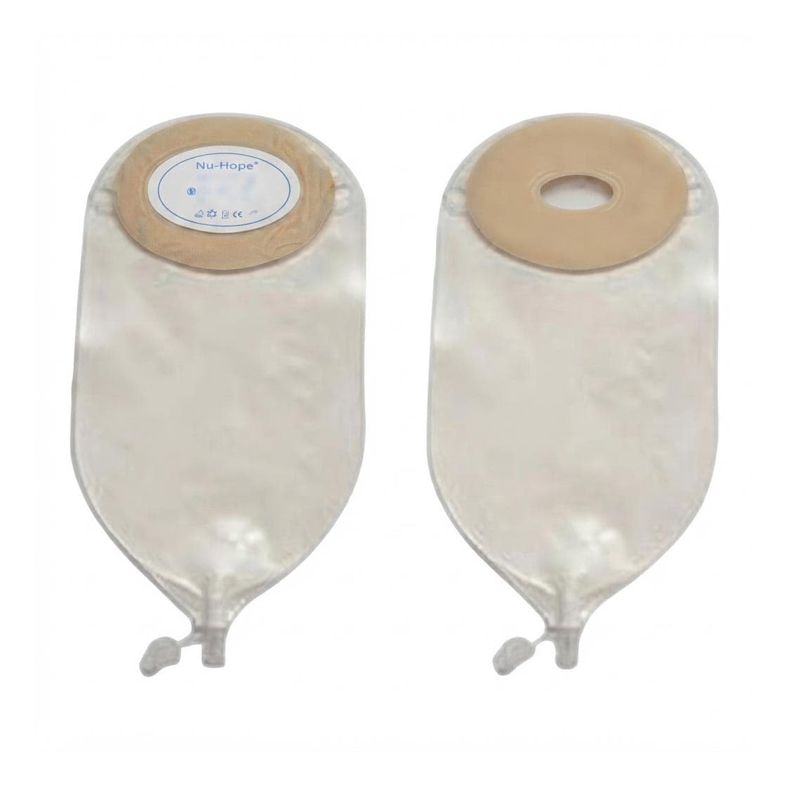 Nu flex Trim-to-Fit Urinary Pouch, Oval B, Deep Convex - Box of 10 - Image 1