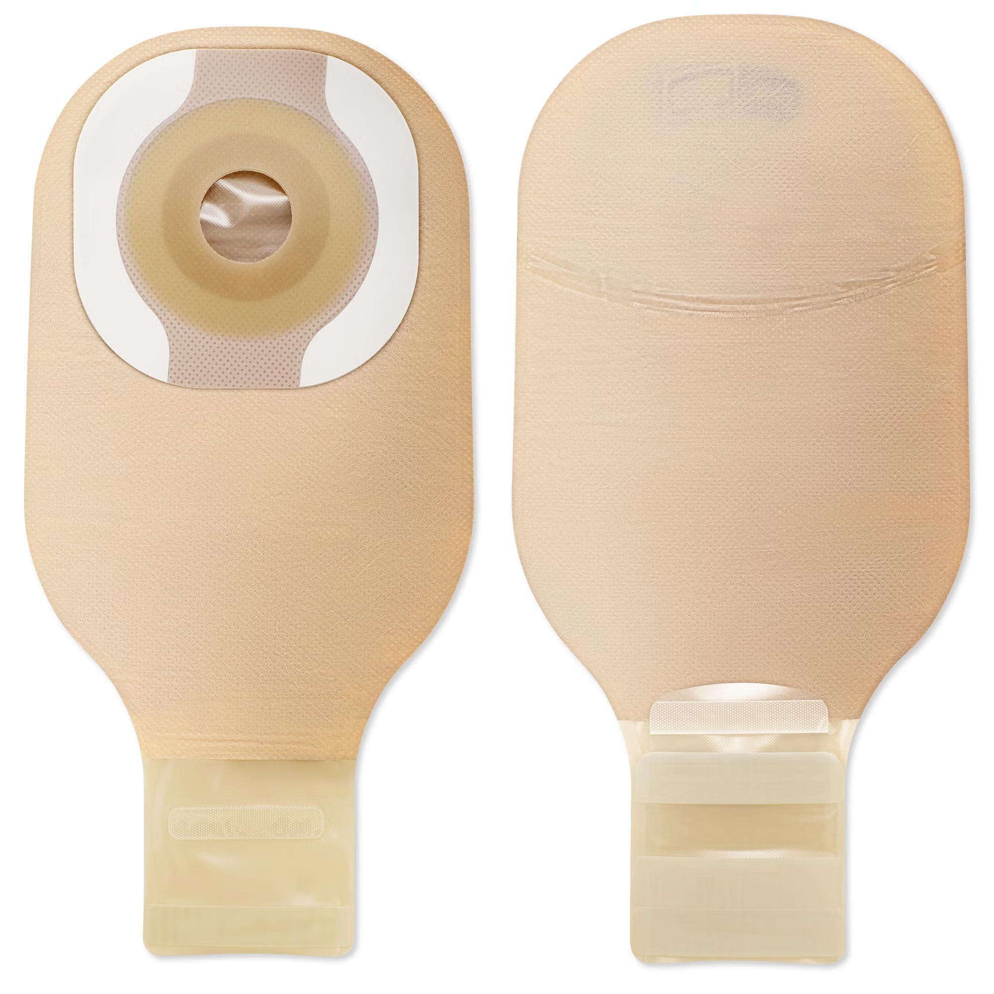 Premier 1-Piece Drainable Ostomy Pouch with Convex CeraPlus Barrier, 3/4 Inch - Box of 5 - Image 1