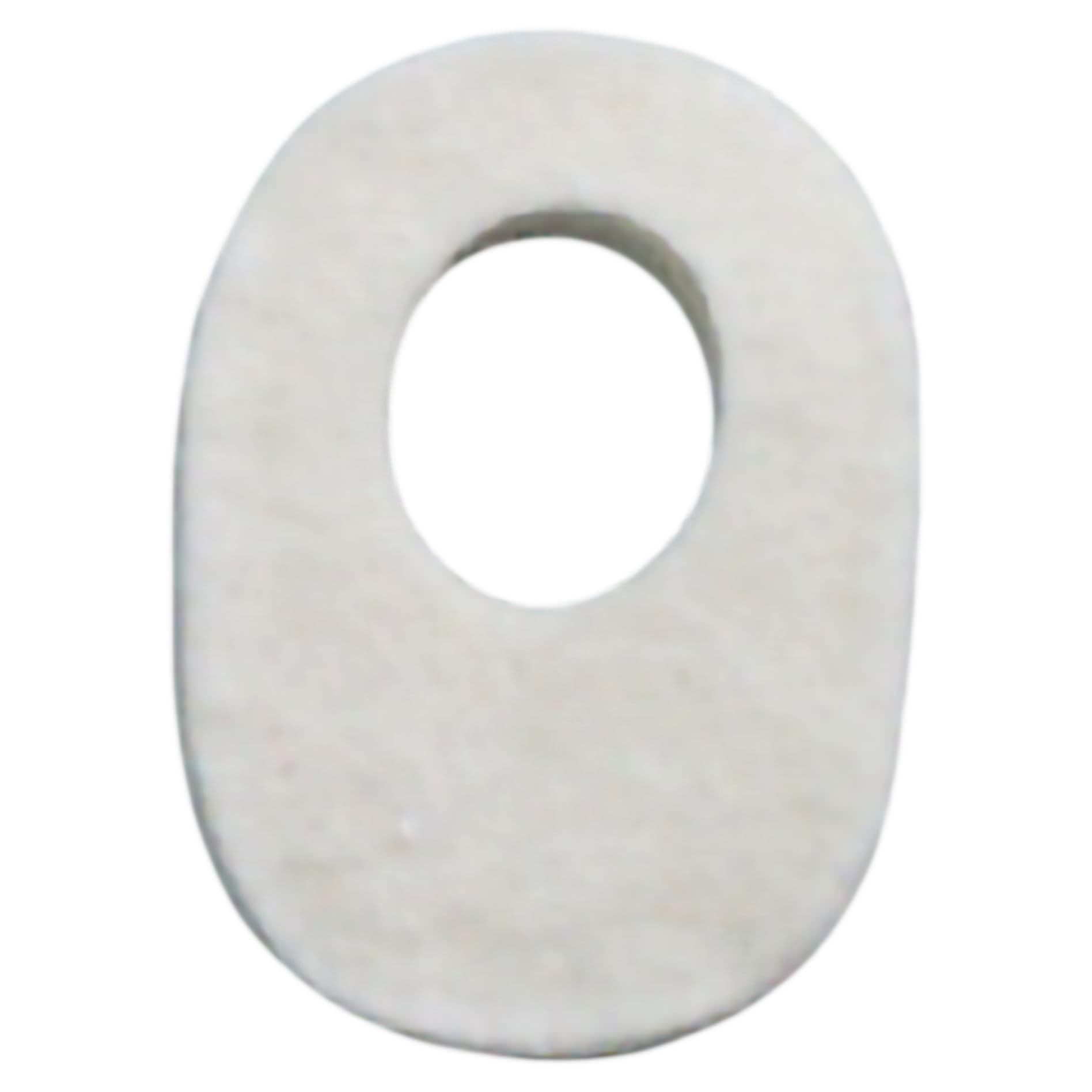 McKesson Pedi-Pad Protective Pad White Adhesive Foot Adult, 1/16 Inch Thick, Size 101-Narrow - Case of 1000 - Image 1