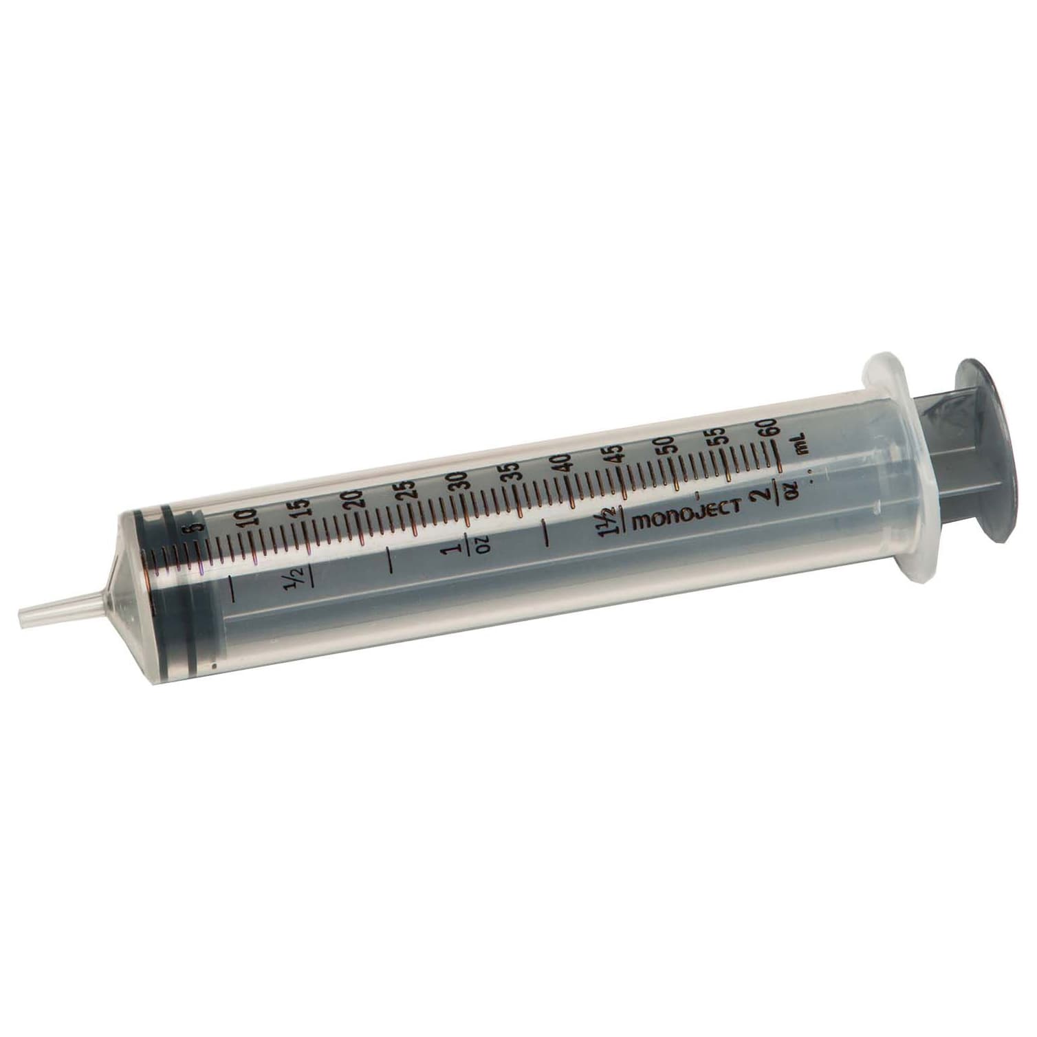Monoject Rigid Pack Syringes, Luer Slip Tip, 60mL - Case of 100 - Image 1