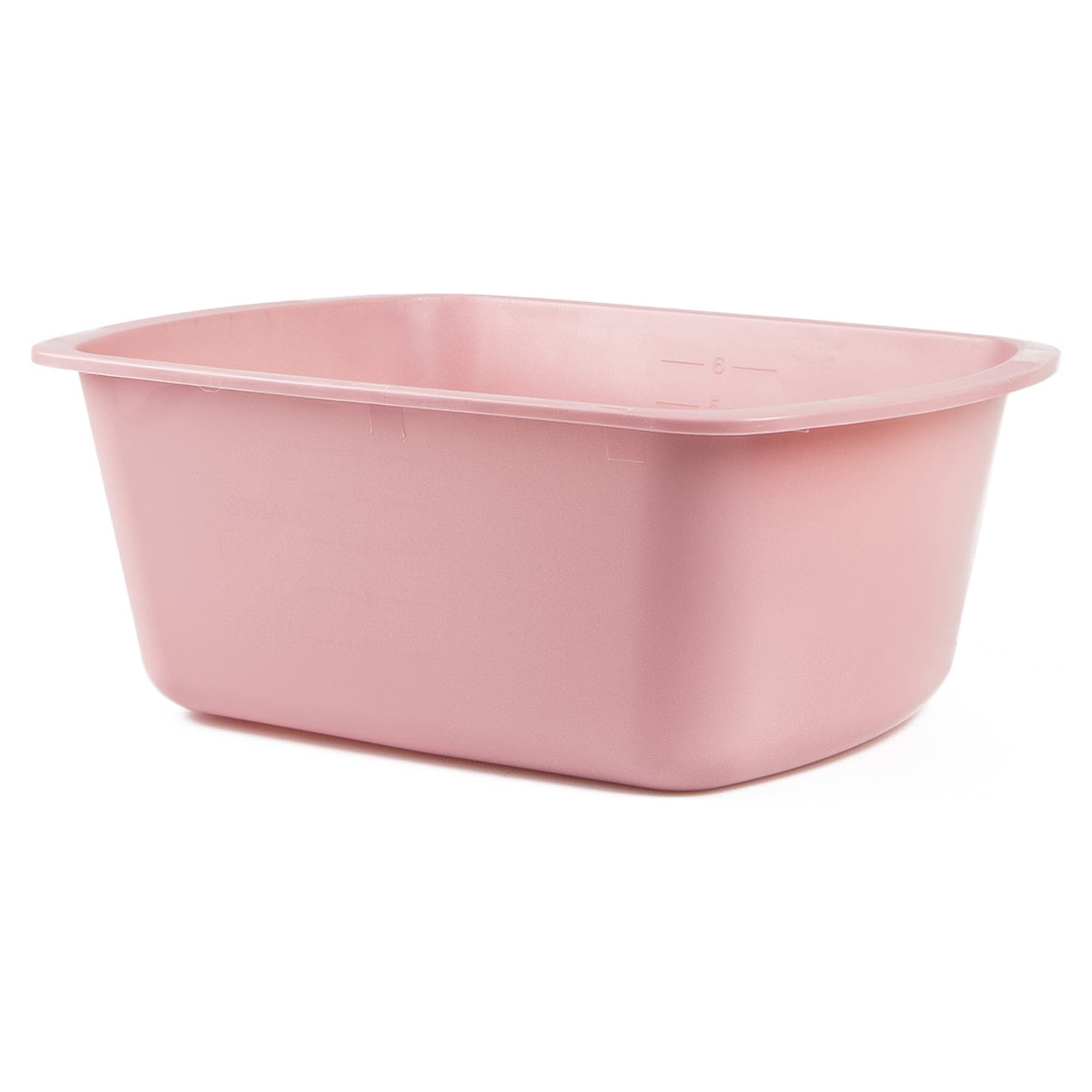 Medegen Wash Basin, Rose, 7 x 10 x 13 Inch, 7 Quart - Case of 50 - Image 1