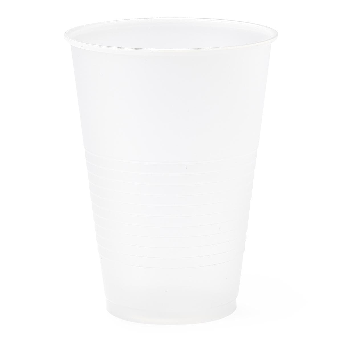 Medline Disposable Plastic Drinking Cups, 12 Oz, Translucent - Case of 1000 - Image 1