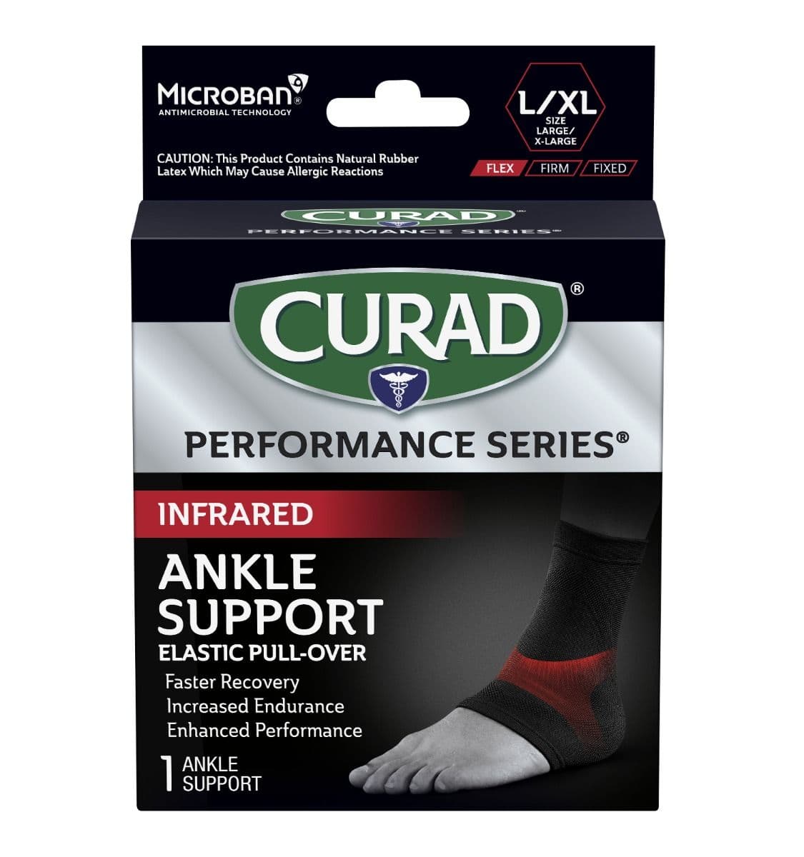 Curad Performance Series Ironman Infrared Elastic Ankle Support