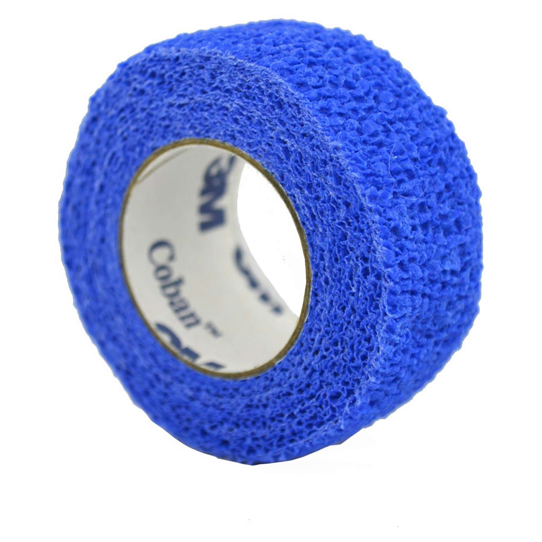 3M Coban Standard Compression Self-Adherent Wrap, NonSterile, Blue, 2 Inch x 5 Yard - Case of 36 - Image 1