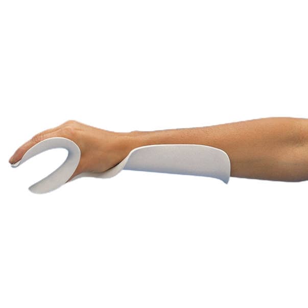 Rolyan Aquaplast Thermoplastic Functional-Position Hand Splint, Small, Left Hand - Image 1