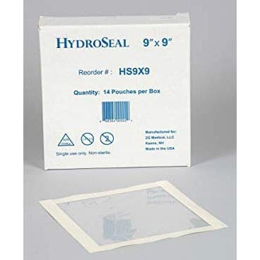 HydroSeal Shower Protection Barrier, 9 x 9 Inch - Case of 140 - Image 1