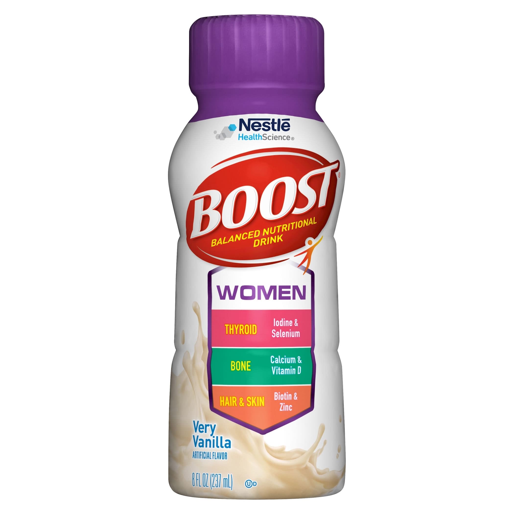 Boost Balanced Nutritional Drink for Women, Very Vanilla, 8 oz - Each - Image 1