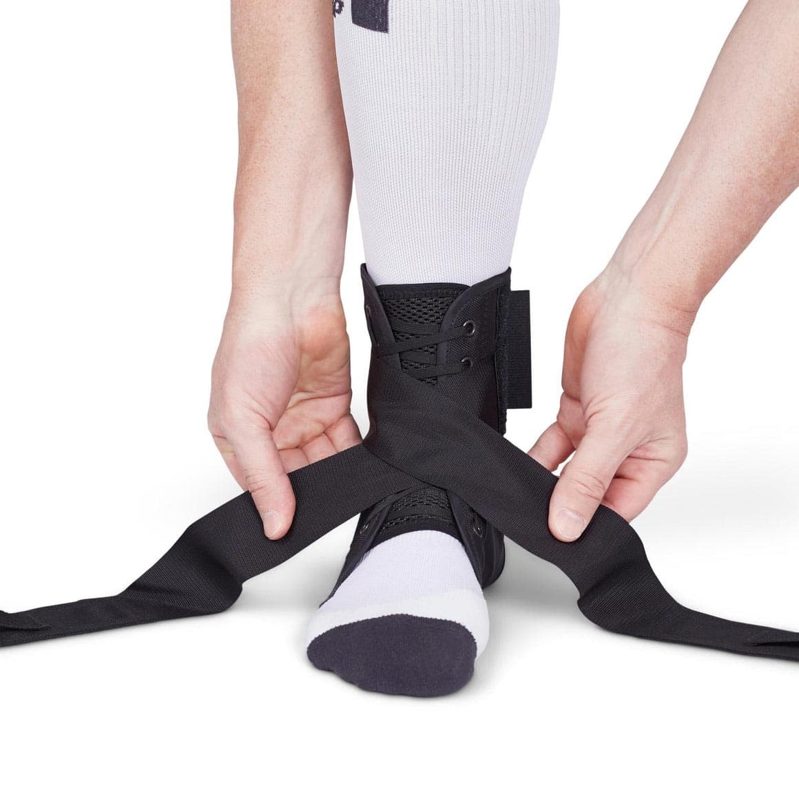 Doc Ortho Black Swift Lace Ankle Support - Image 3