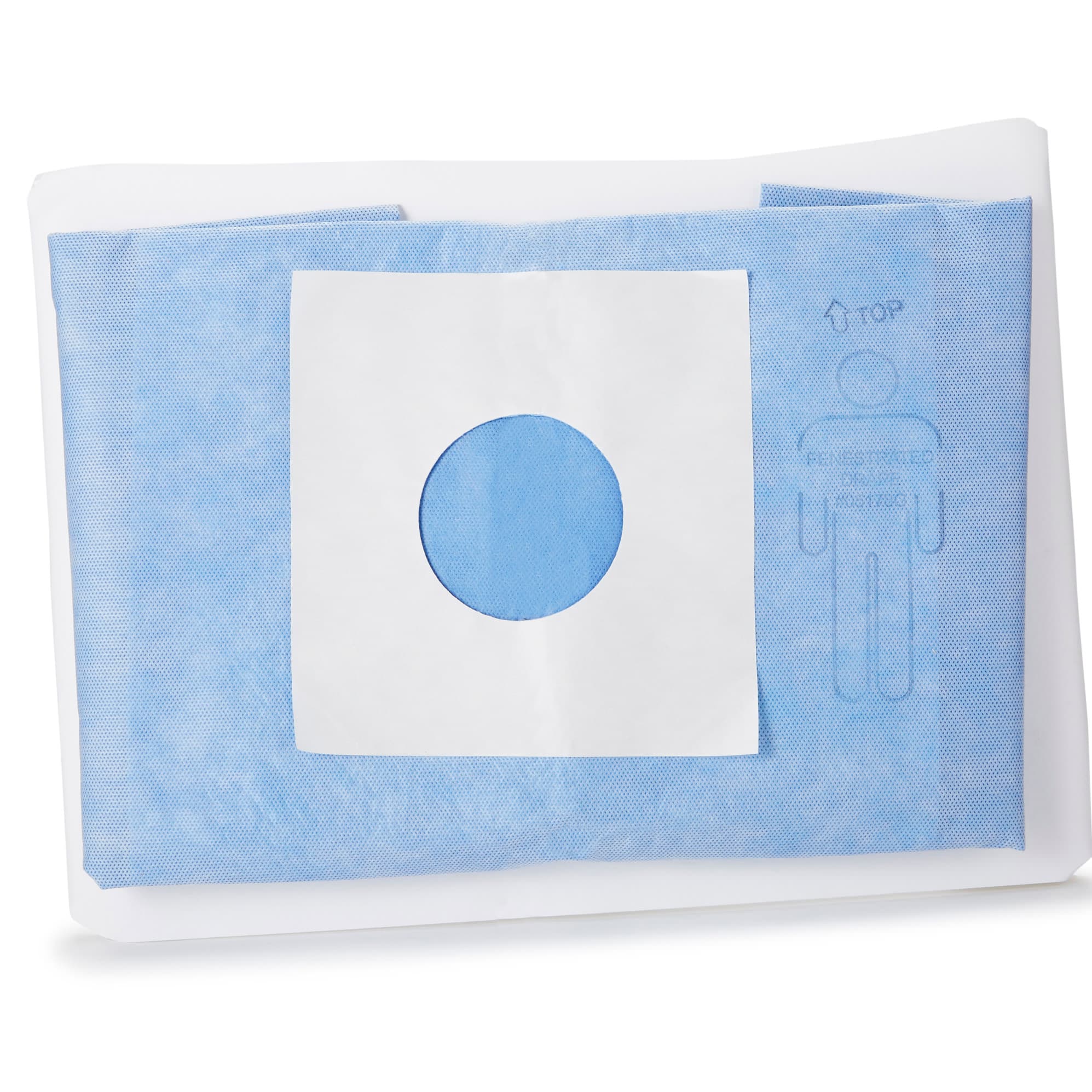 McKesson Surgical Minor Procedure Drape, 48 W x 60 L Inch - Case of 20 - Image 1