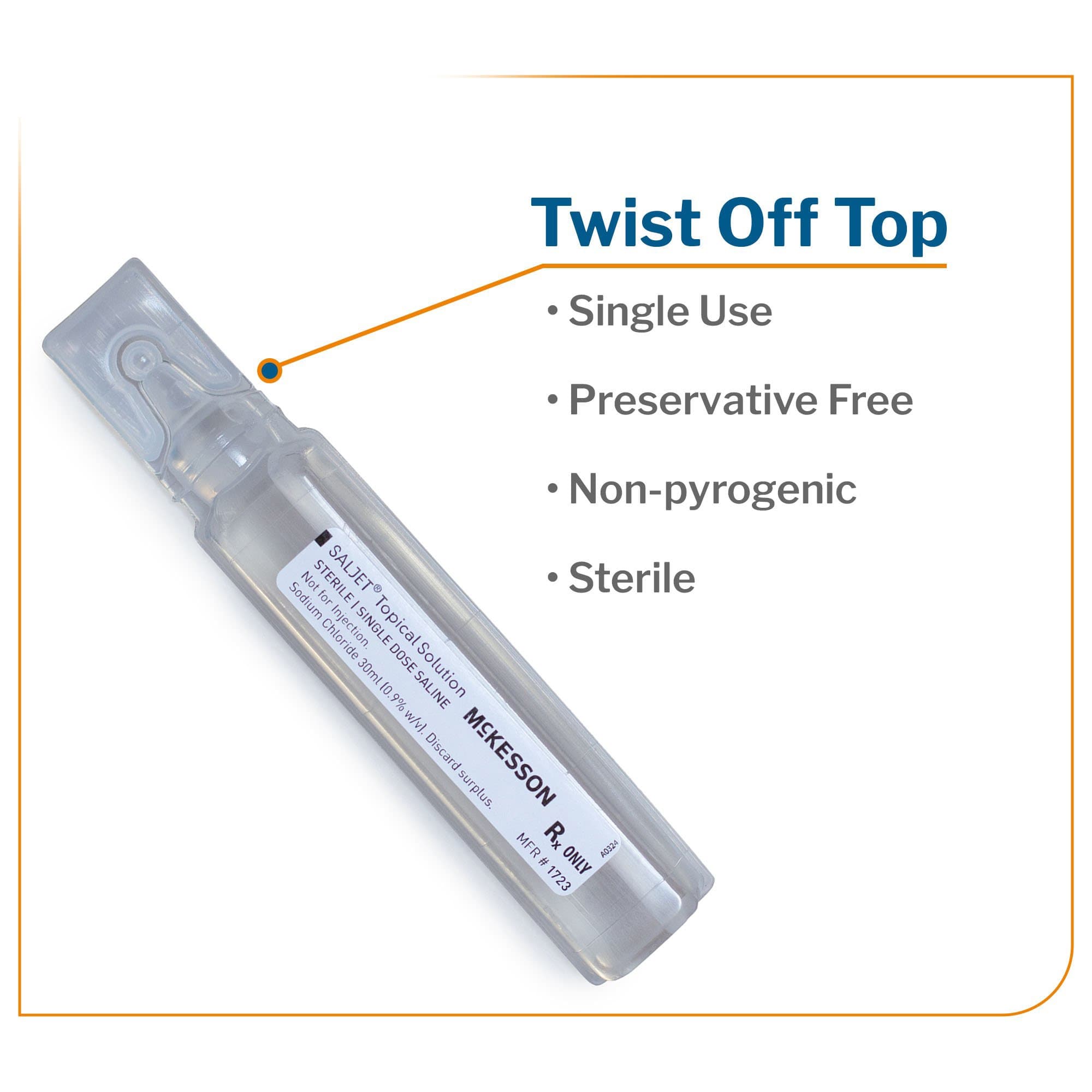 Saljet Single-Use Saline for Irrigation, 30 mL - Image 6