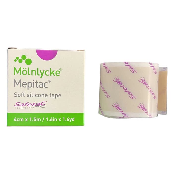 Mepitac Soft Silicone Tape, 1-1/2 x 59 Inch - Each - Image 1