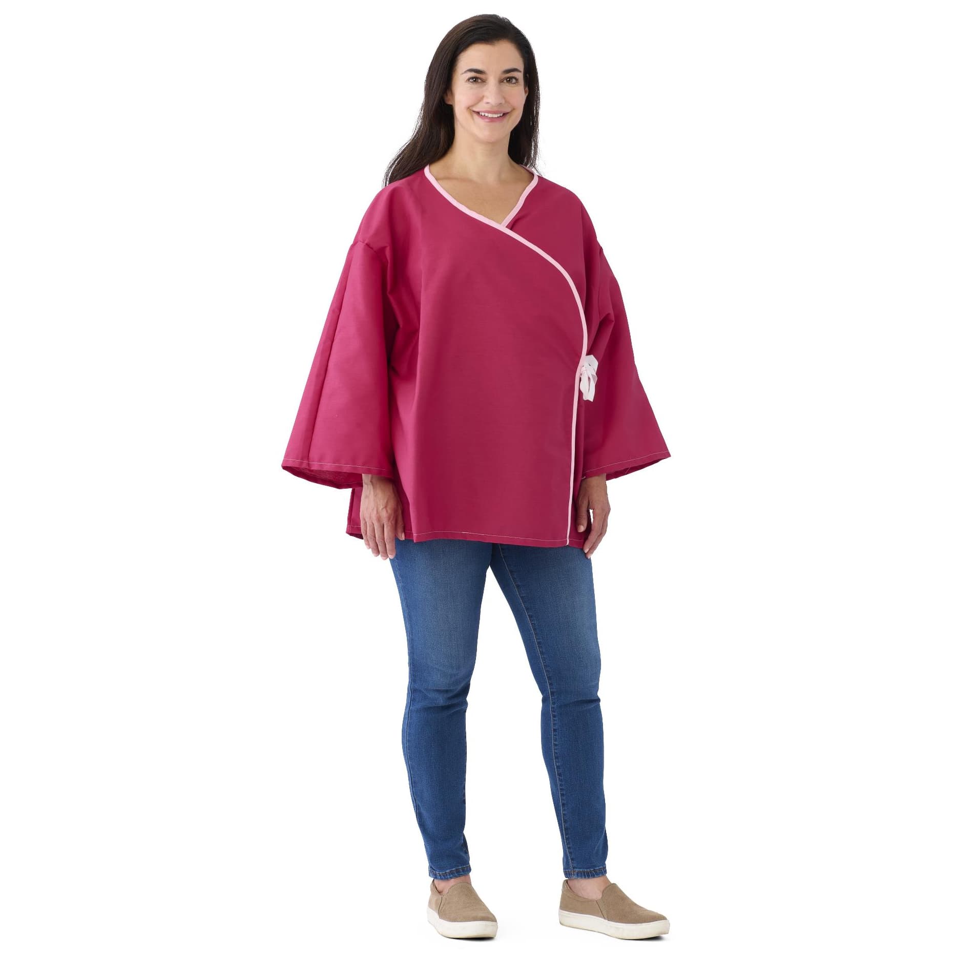 Medline Mammography Jacket with Crisscross Front - 1 Dozen - Image 3