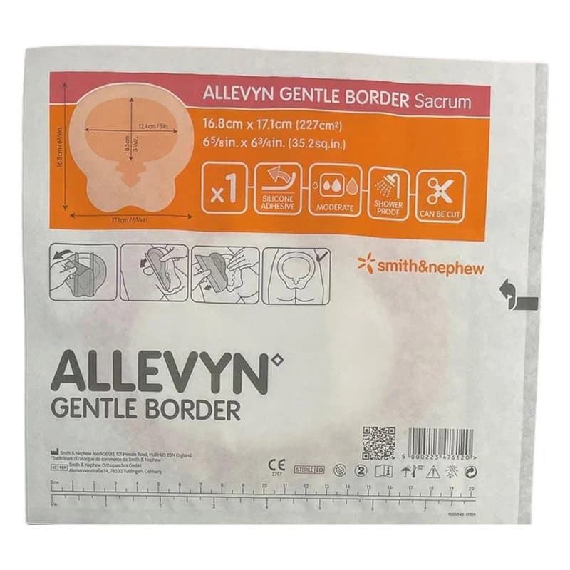 Allevyn Gentle Border Sacrum Dressing - Image 3