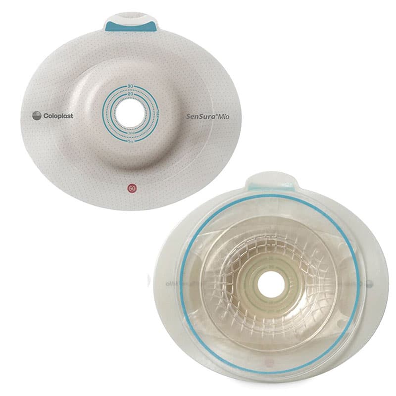 SenSura Mio Click Pre-cut Convex Light Barrier, 21 mm Stoma, Red Code - Box of 5 - Image 1